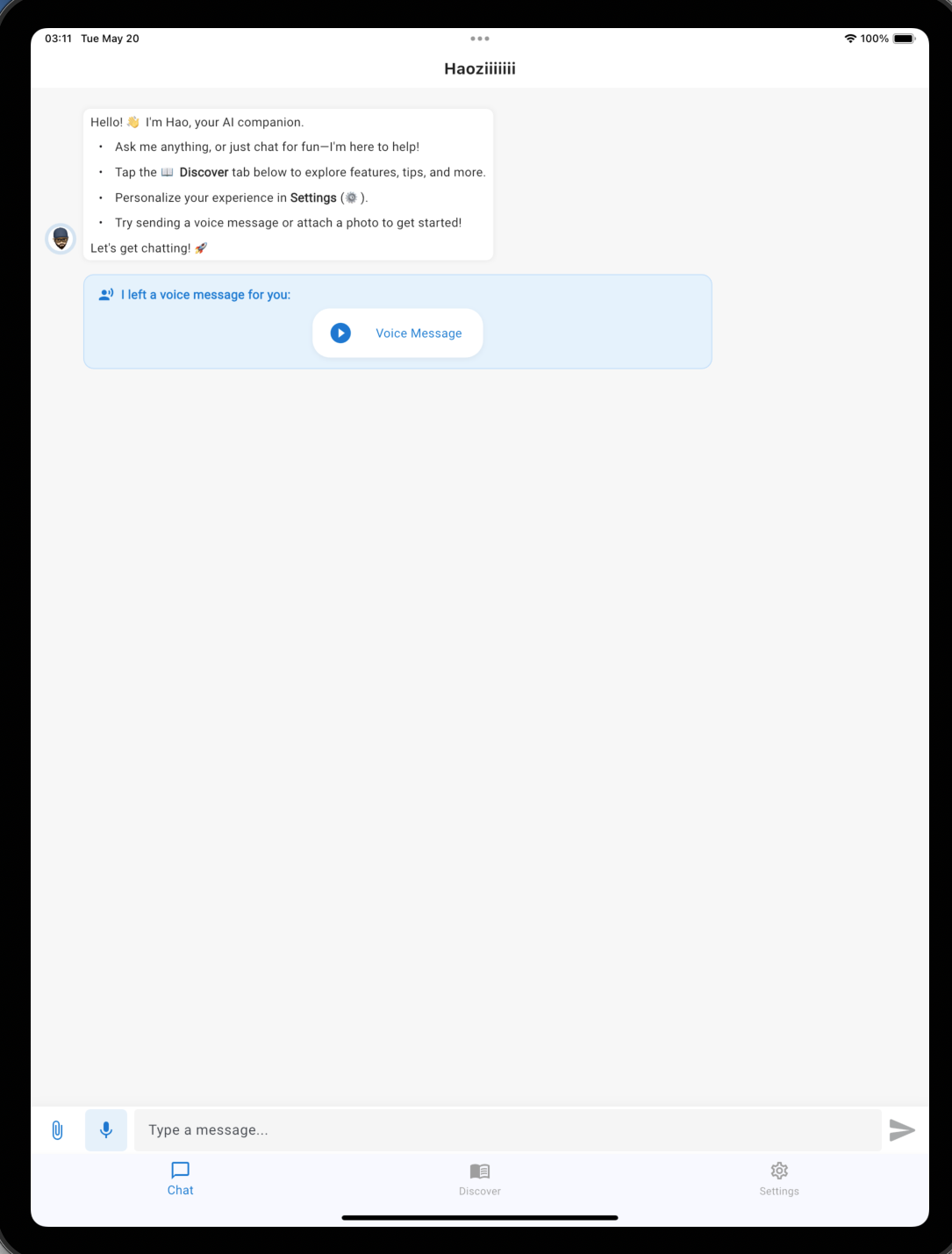 HowAI Chat Interface